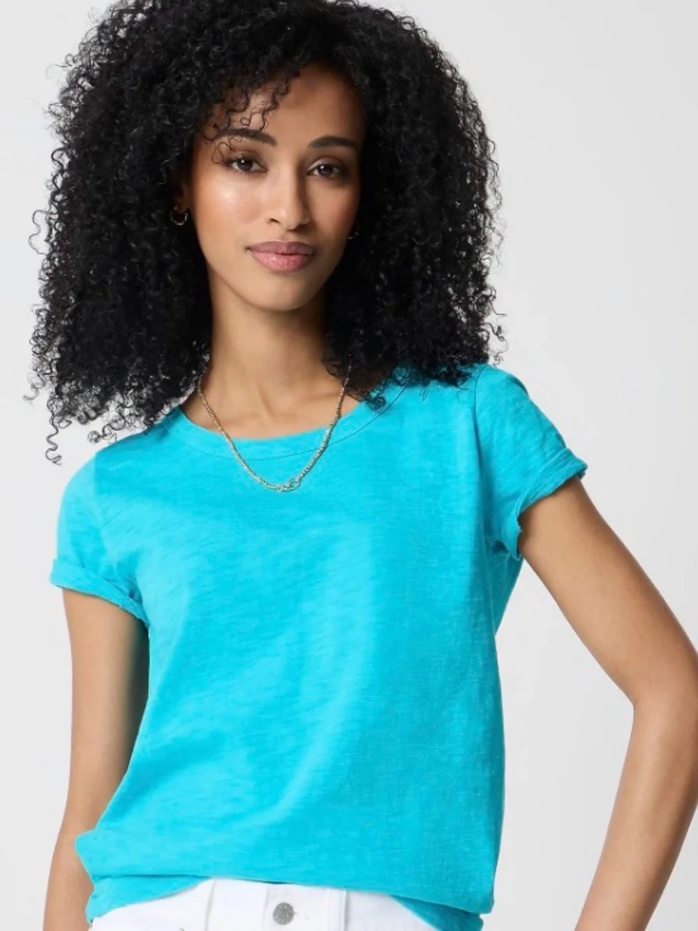 NWT Women’s J. Crew Factory Girlfriend Tee - Picture 1 of 8